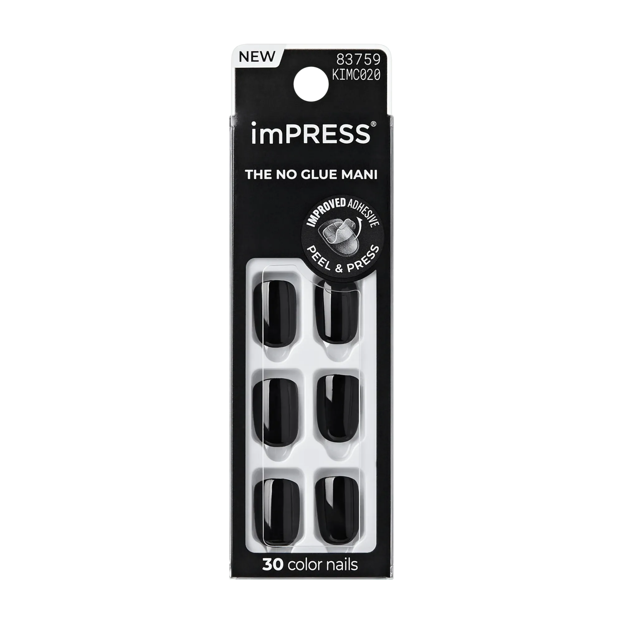 Color Nails>Impress All Black