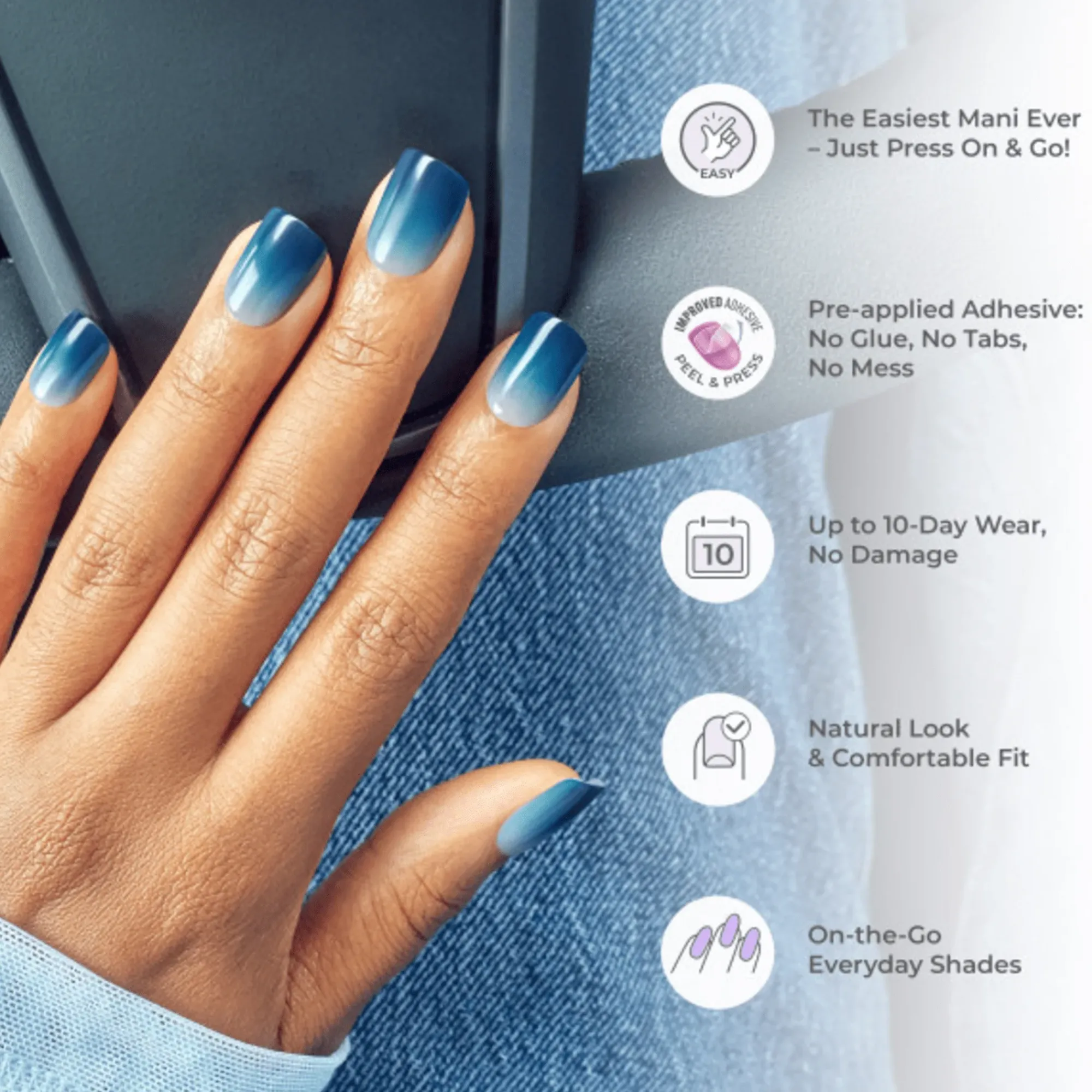 Color Nails>Impress All Black