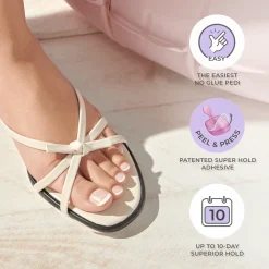 French Nails|Pedicure>Impress Blanc Chic