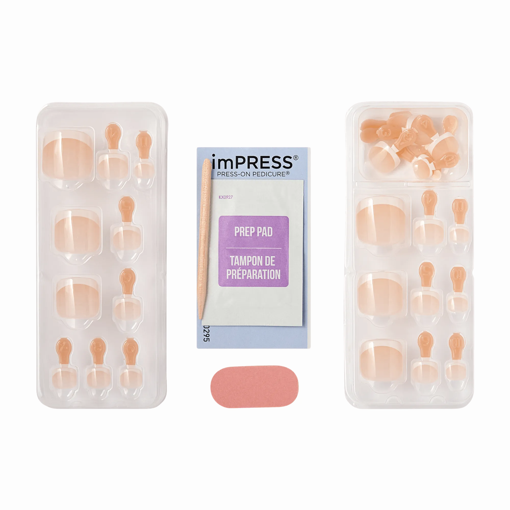 French Nails|Pedicure>Impress Blanc Chic