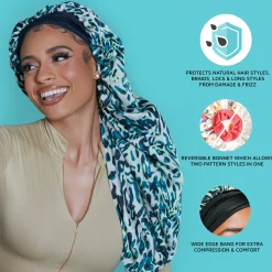 Accessories>Kiss Colors and Care Braid Bonnet Cap