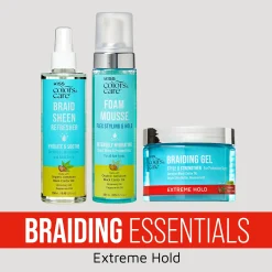Bundles>Kiss Colors and Care Braiding Essentials Bundle - Extreme Hold