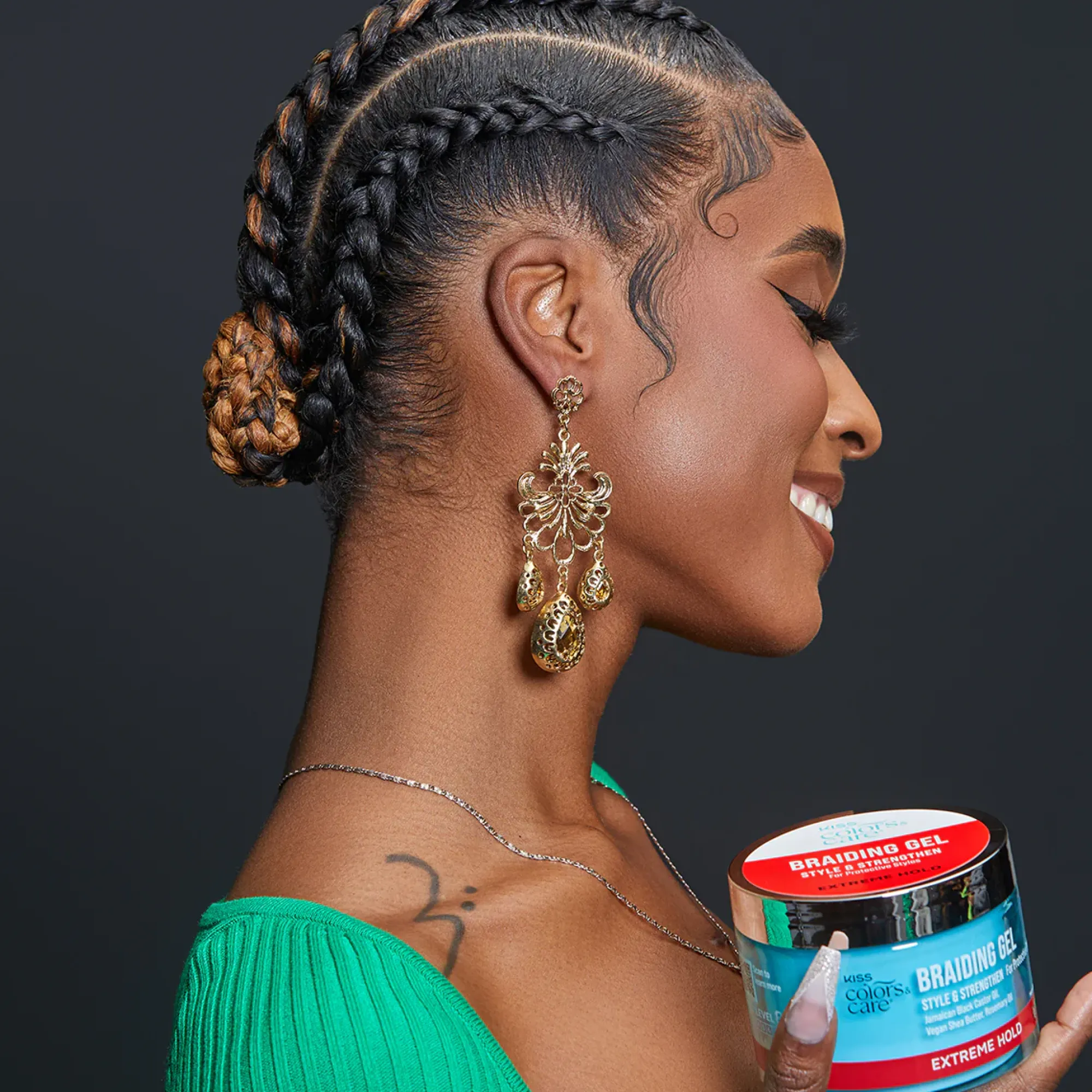 Bundles>Kiss Colors and Care Braiding Essentials Bundle - Extreme Hold