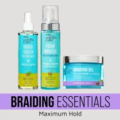 Bundles>Kiss Colors and Care Braiding Essentials Bundle - Maximum Hold