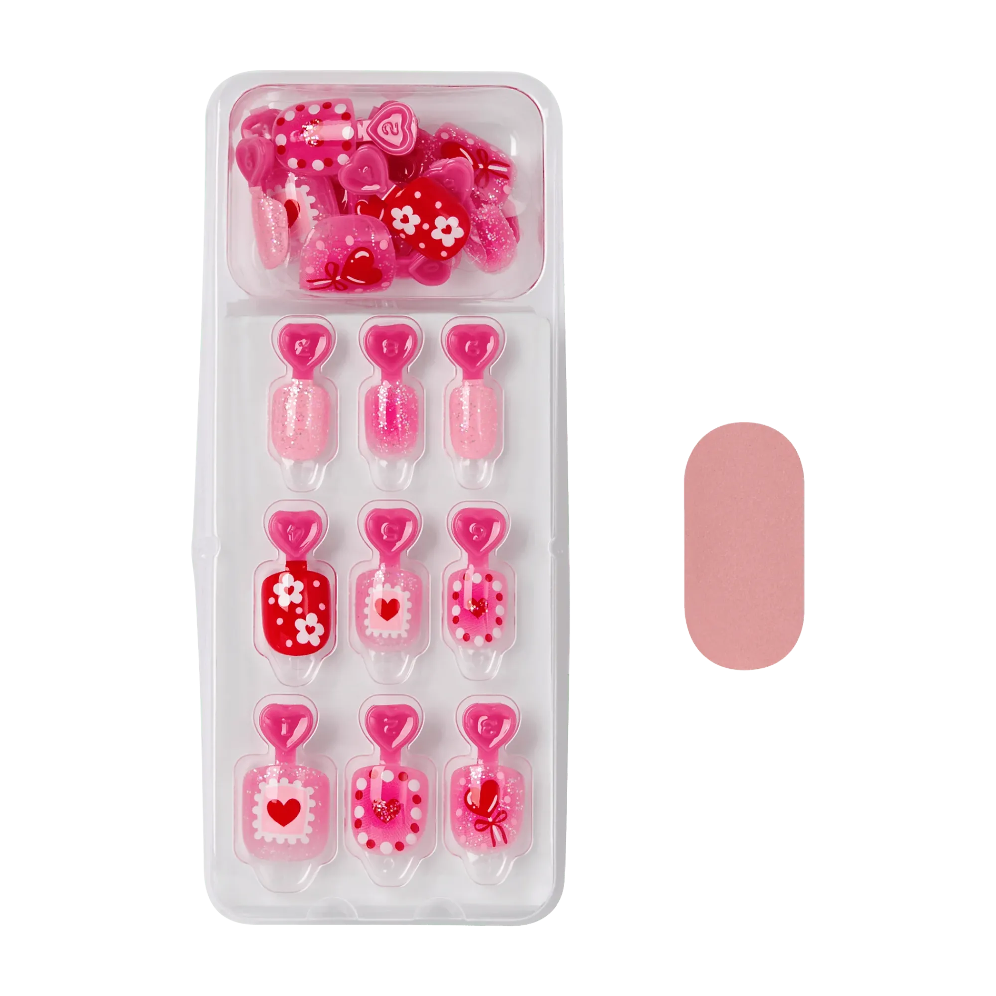 Manis For Kids|Design Nails>Impress Candy Heart