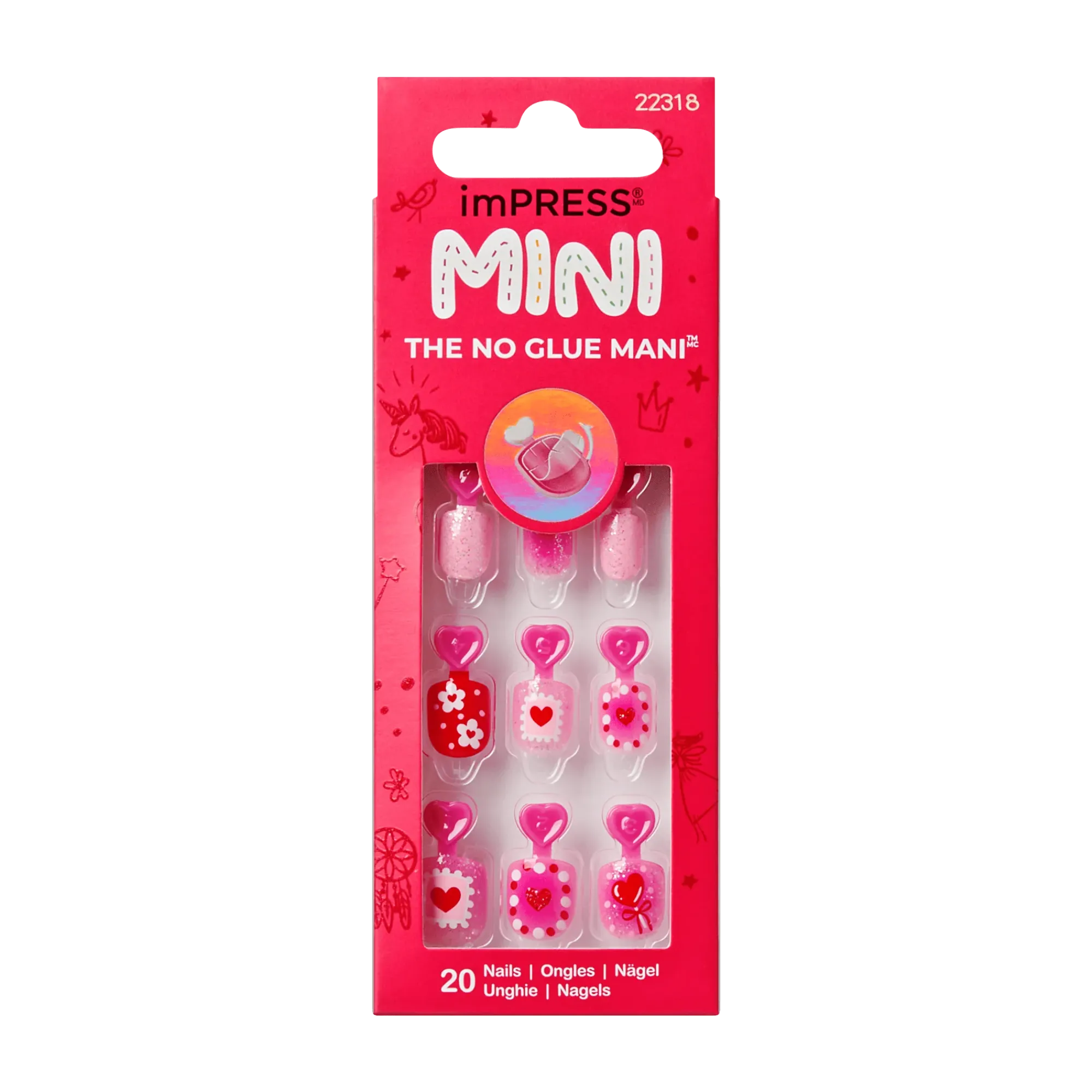 Manis For Kids|Design Nails>Impress Candy Heart