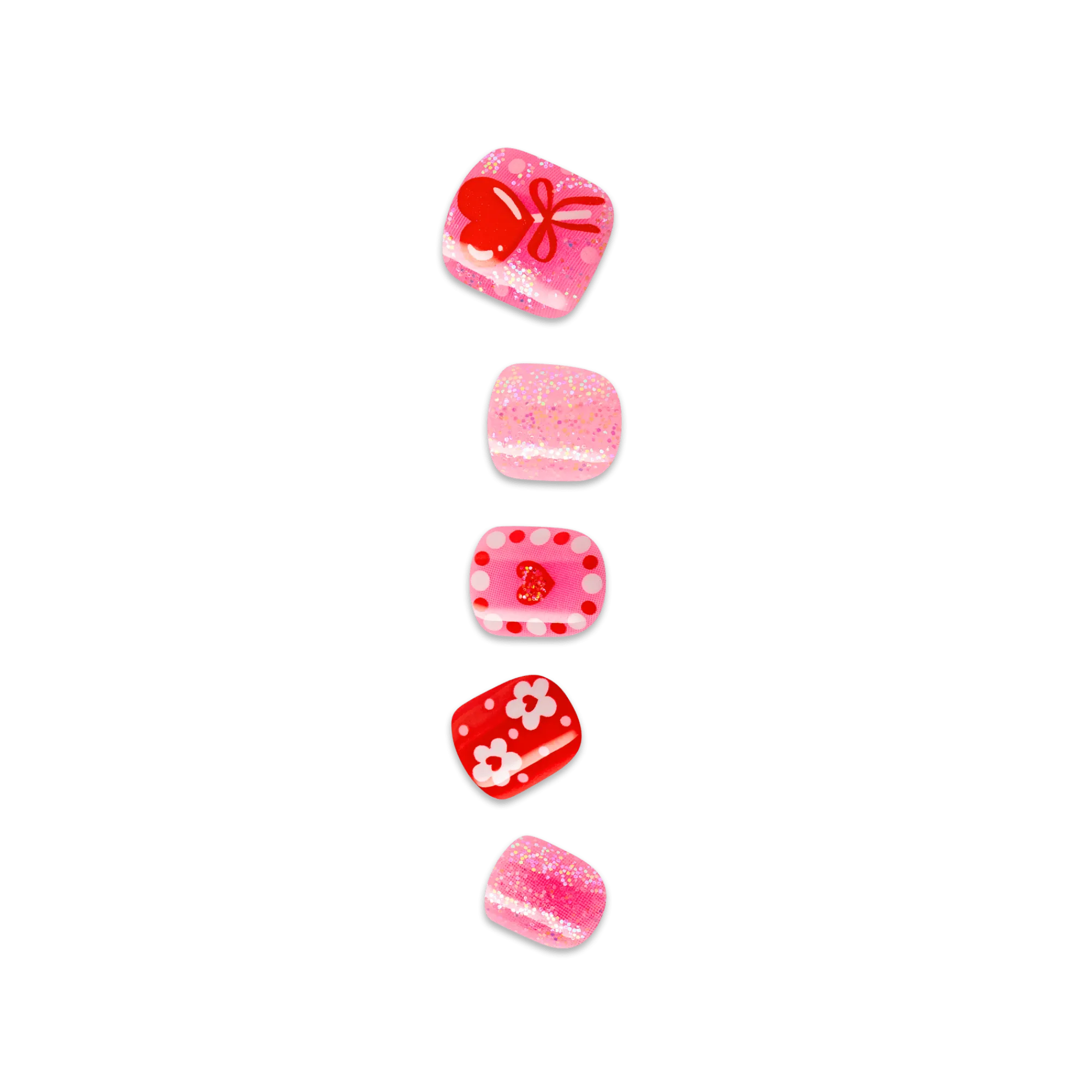 Manis For Kids|Design Nails>Impress Candy Heart