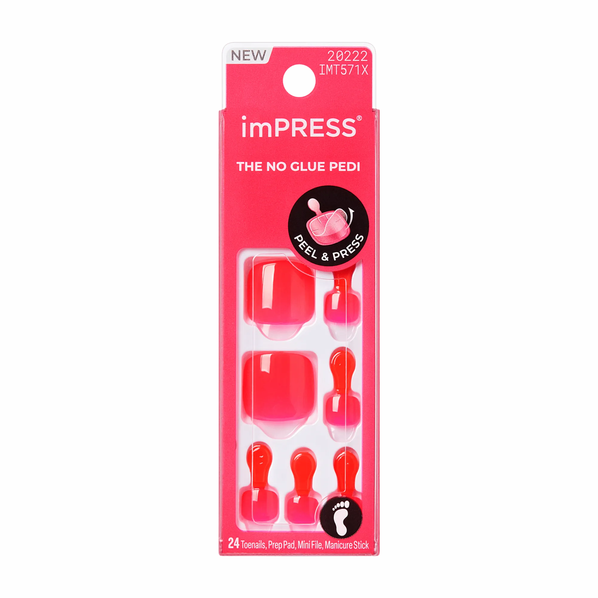 Color Nails|Pedicure>Impress Cherry On Top