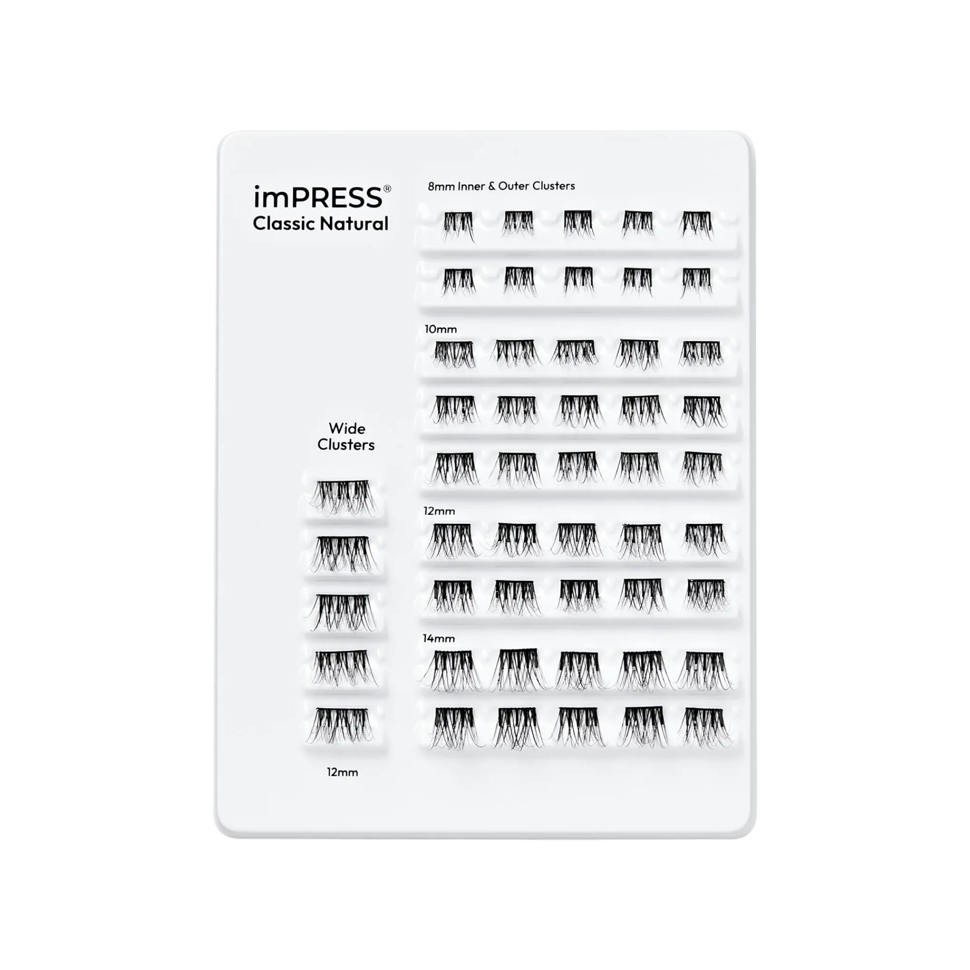 Falsies>Impress Classic Natural | 50 Clusters