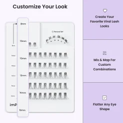 Individual Clusters|Individual Lash Clusters>Impress Classic Natural | 60 Individual Lashes