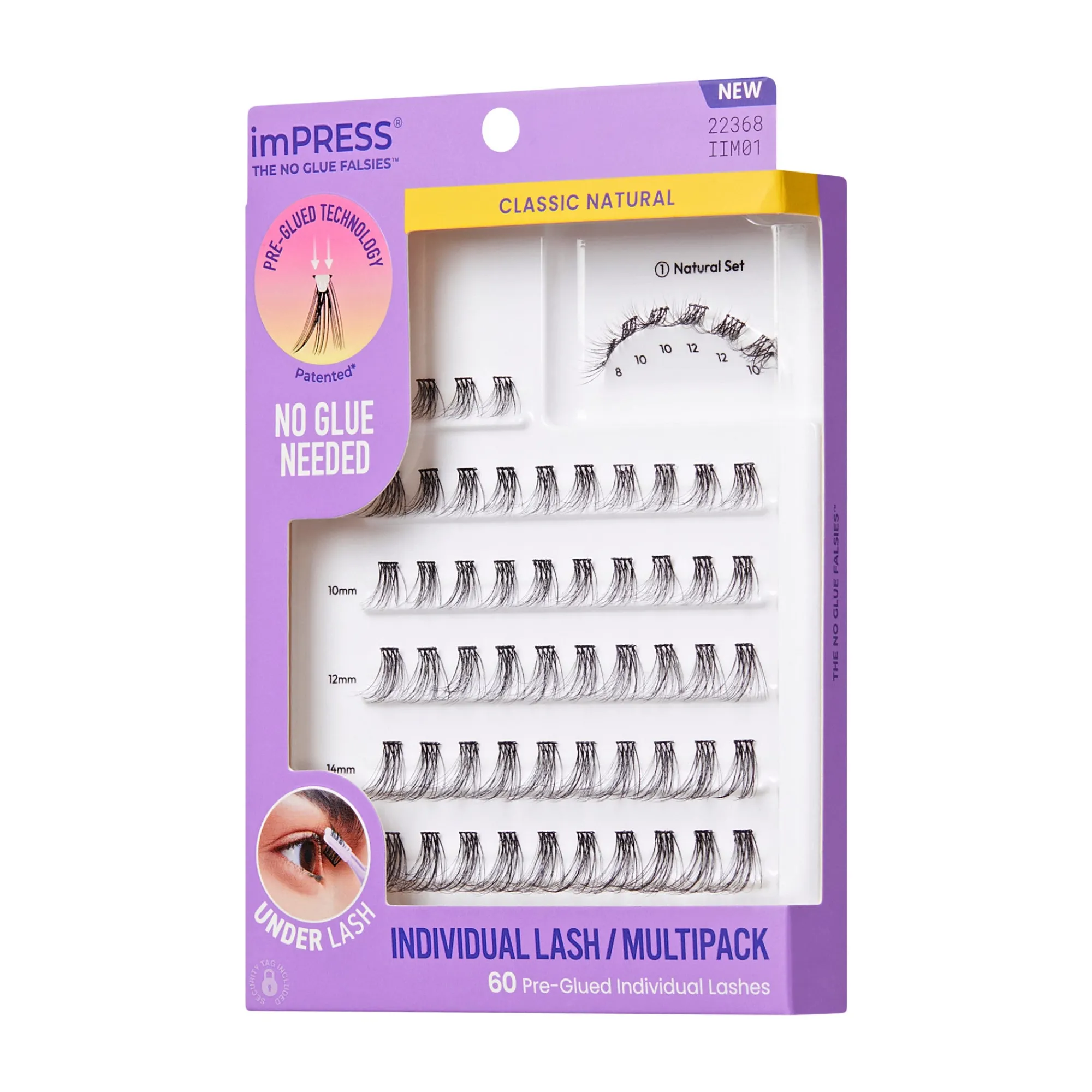 Individual Clusters|Individual Lash Clusters>Impress Classic Natural | 60 Individual Lashes