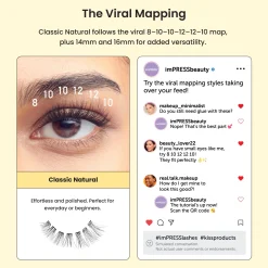 Individual Clusters|Individual Lash Clusters>Impress Classic Natural | 60 Individual Lashes