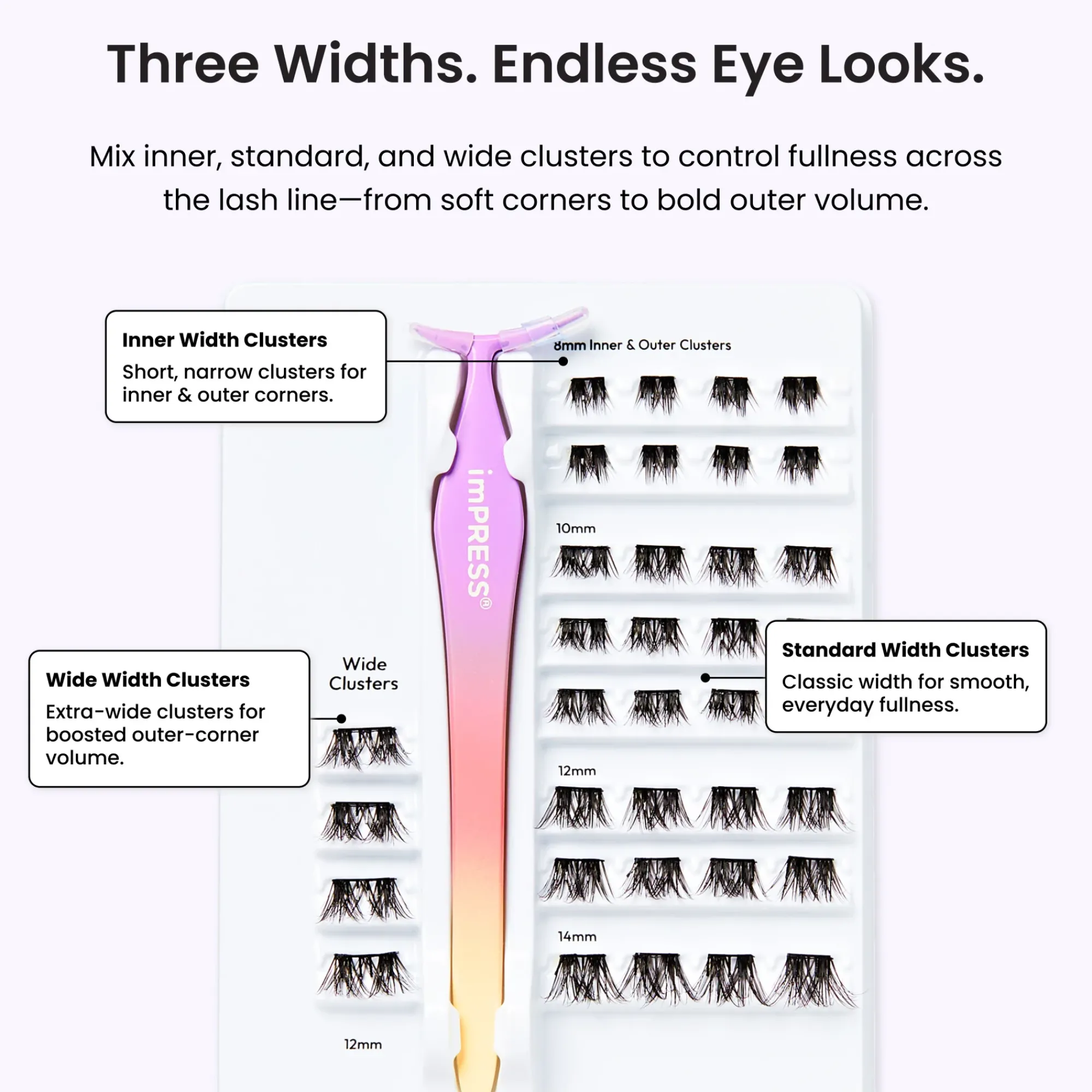 Starter Kits|Falsies>Impress Classic Volume | 36 Clusters