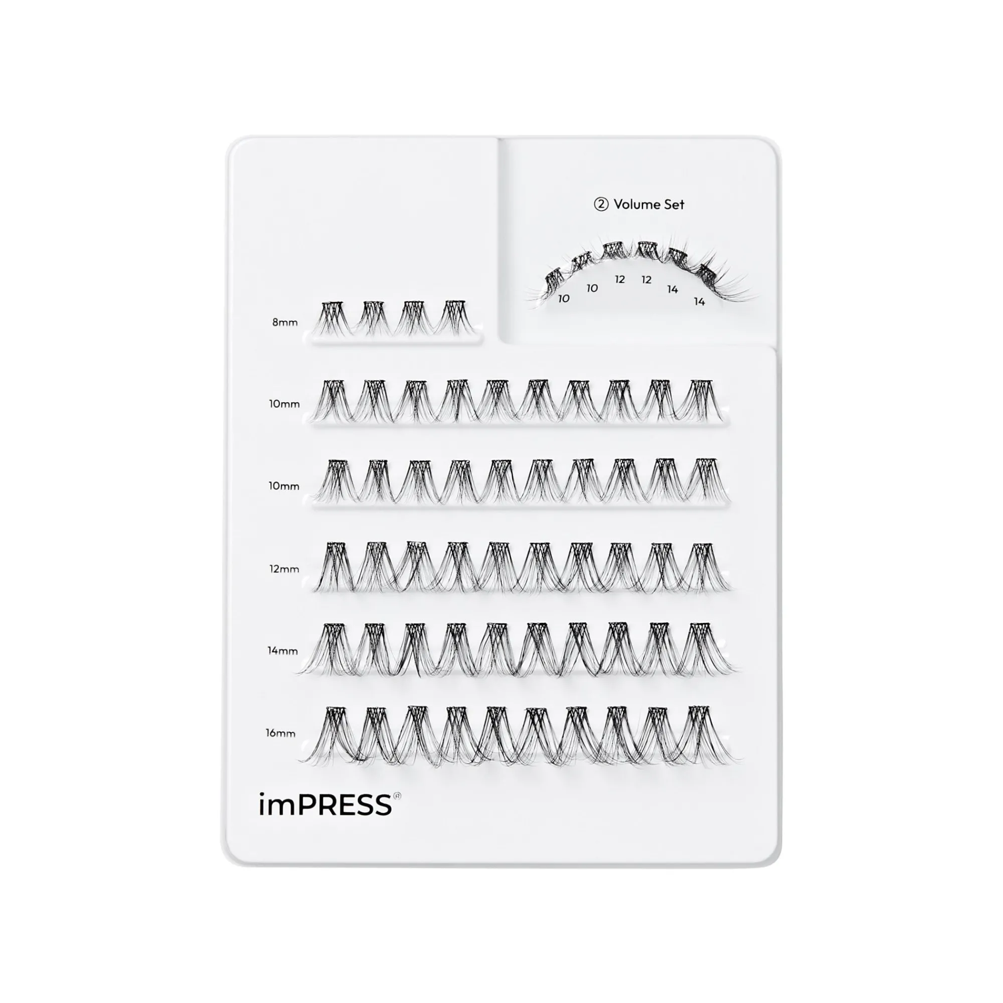 Individual Clusters|Individual Lash Clusters>Impress Classic Volume | 60 Individual Lashes