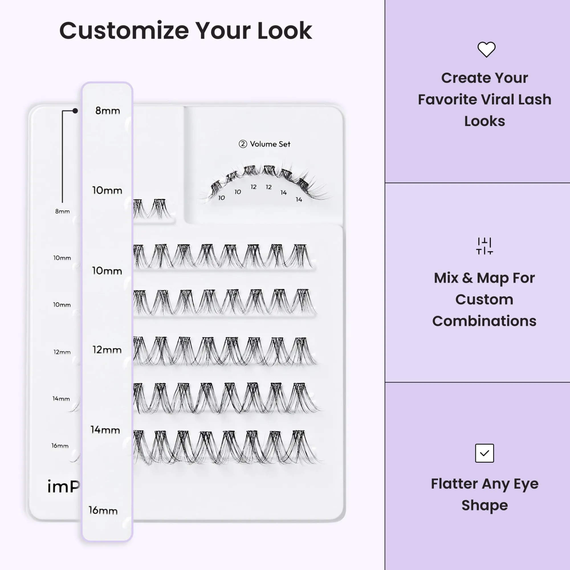Individual Clusters|Individual Lash Clusters>Impress Classic Volume | 60 Individual Lashes