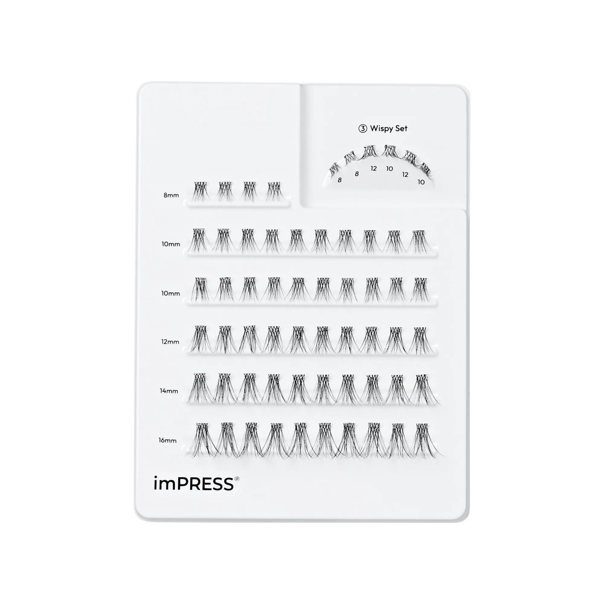 Individual Clusters|Individual Lash Clusters>Impress Classic Wispy | 60 Individual Lashes