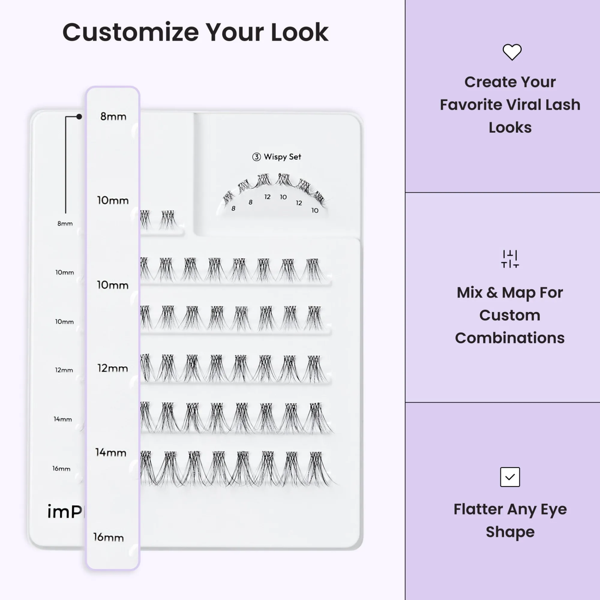 Individual Clusters|Individual Lash Clusters>Impress Classic Wispy | 60 Individual Lashes