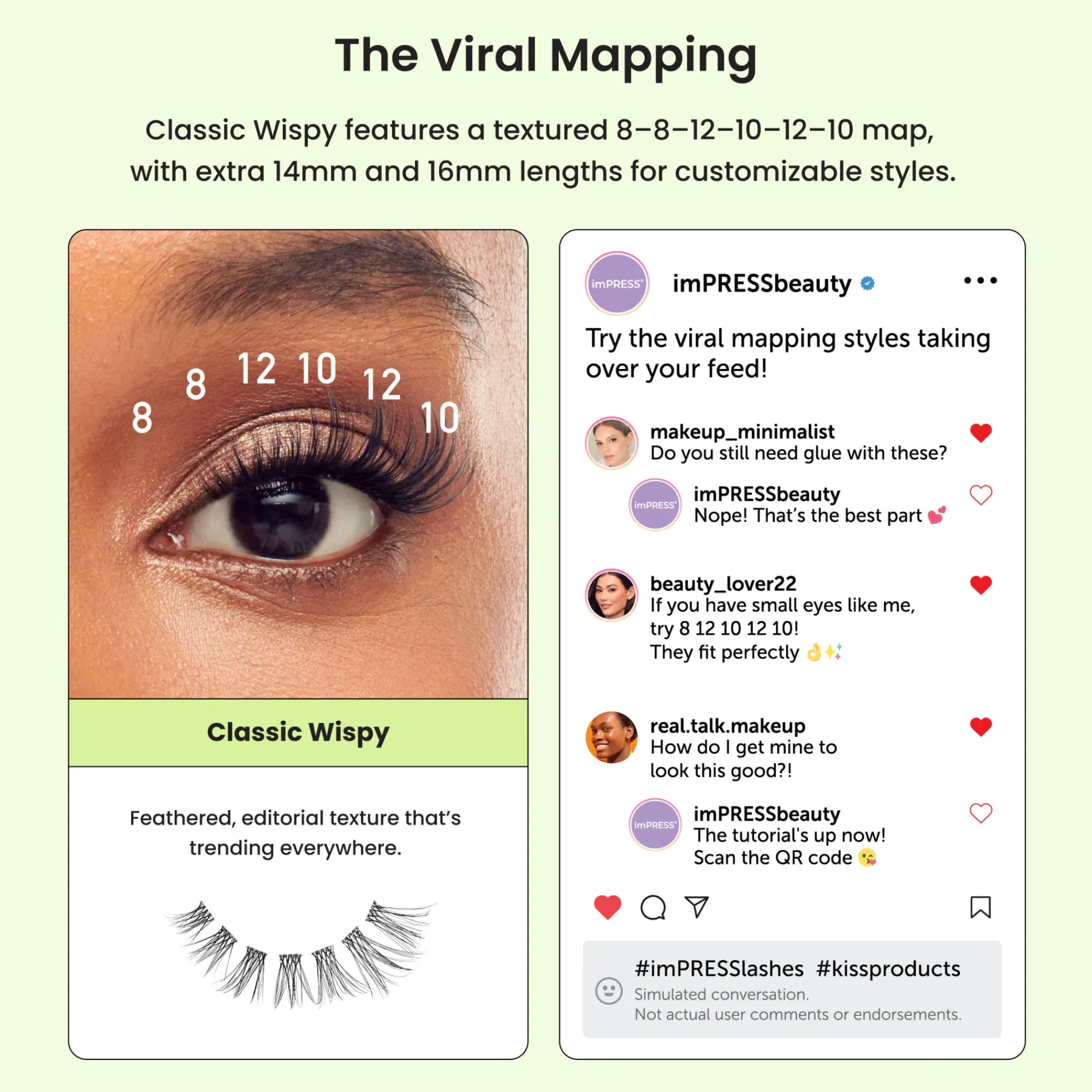 Individual Clusters|Individual Lash Clusters>Impress Classic Wispy | 60 Individual Lashes