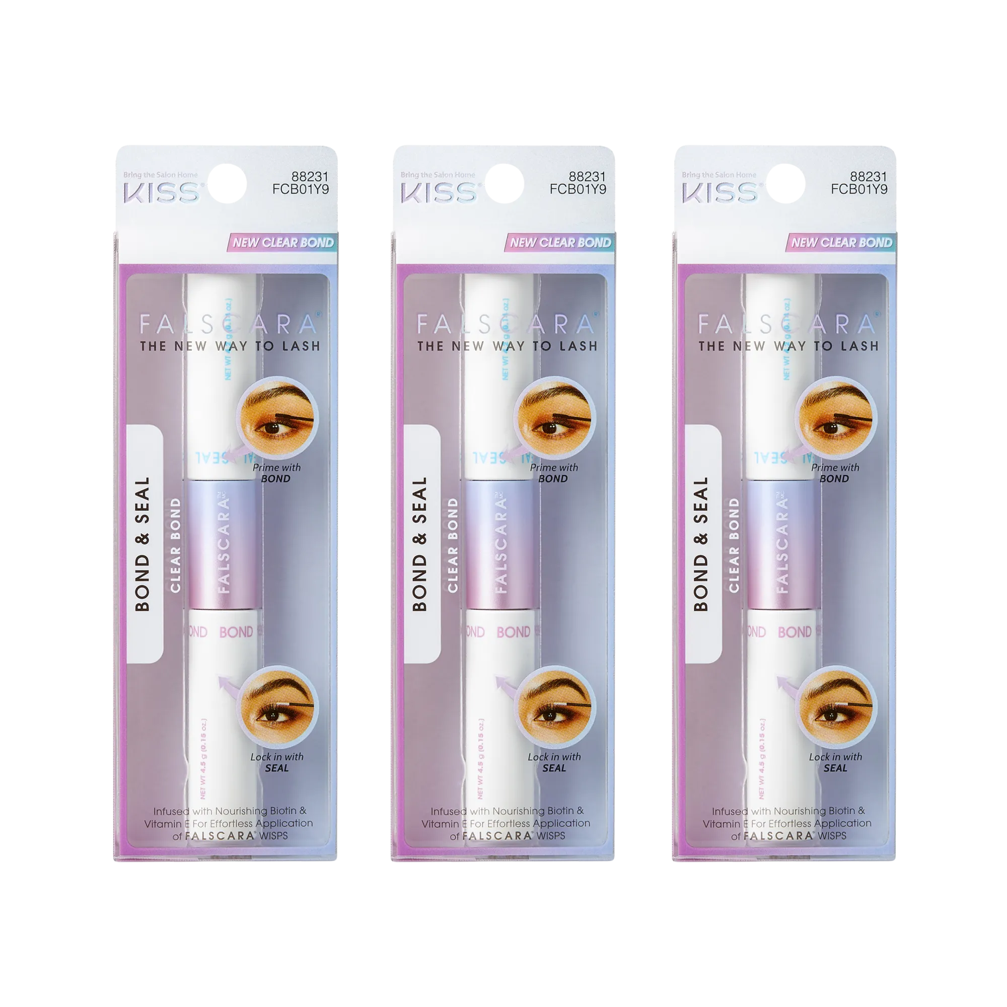 Lash Tools|Lash Tools>Falscara Clear Bond & Seal 3 Pack Bundle
