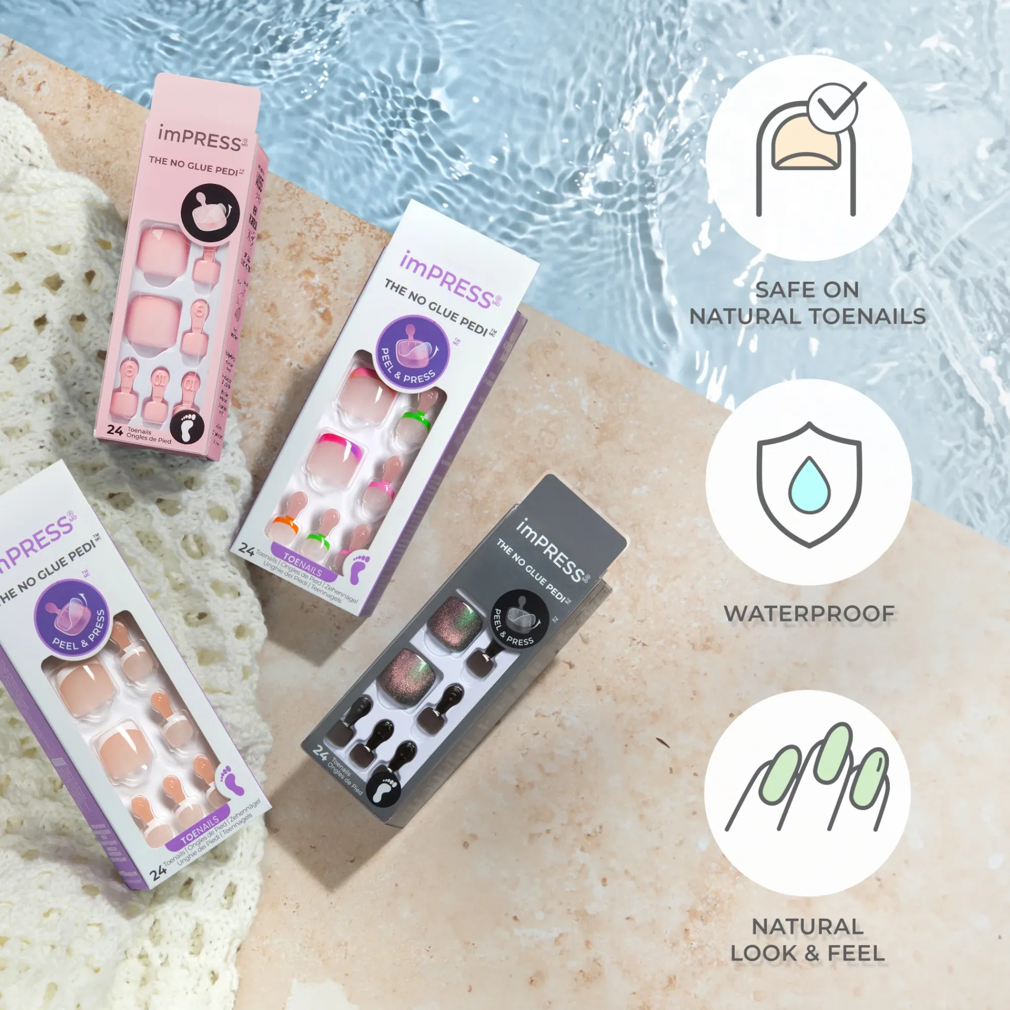 Design Nails|Pedicure>Impress Cool It Down