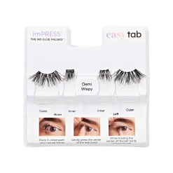 Easy Tab>Impress Demi Wispy | 1 Pair of Half Lash & 2 Clusters