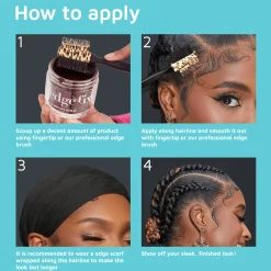 Styling|Hair Care>Kiss Colors and Care Edge Fixer Gel