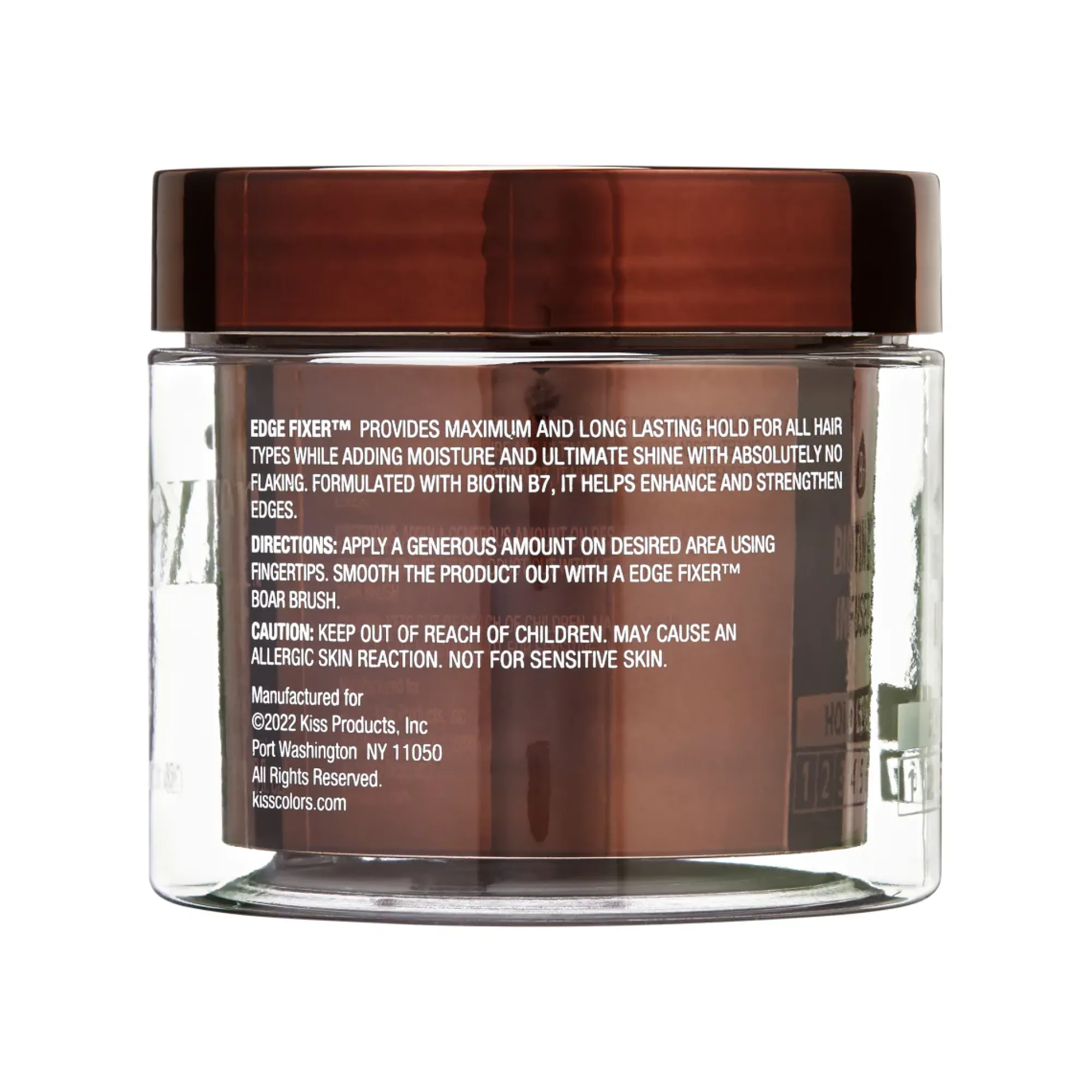 Styling>Kiss Colors and Care Edge Fixer Gel