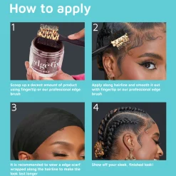 Styling>Kiss Colors and Care Edge Fixer Gel