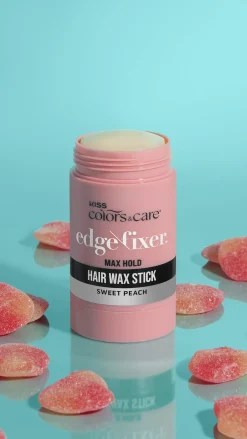 Styling|Hair Care>Kiss Colors and Care Edge Fixer Wax Stick