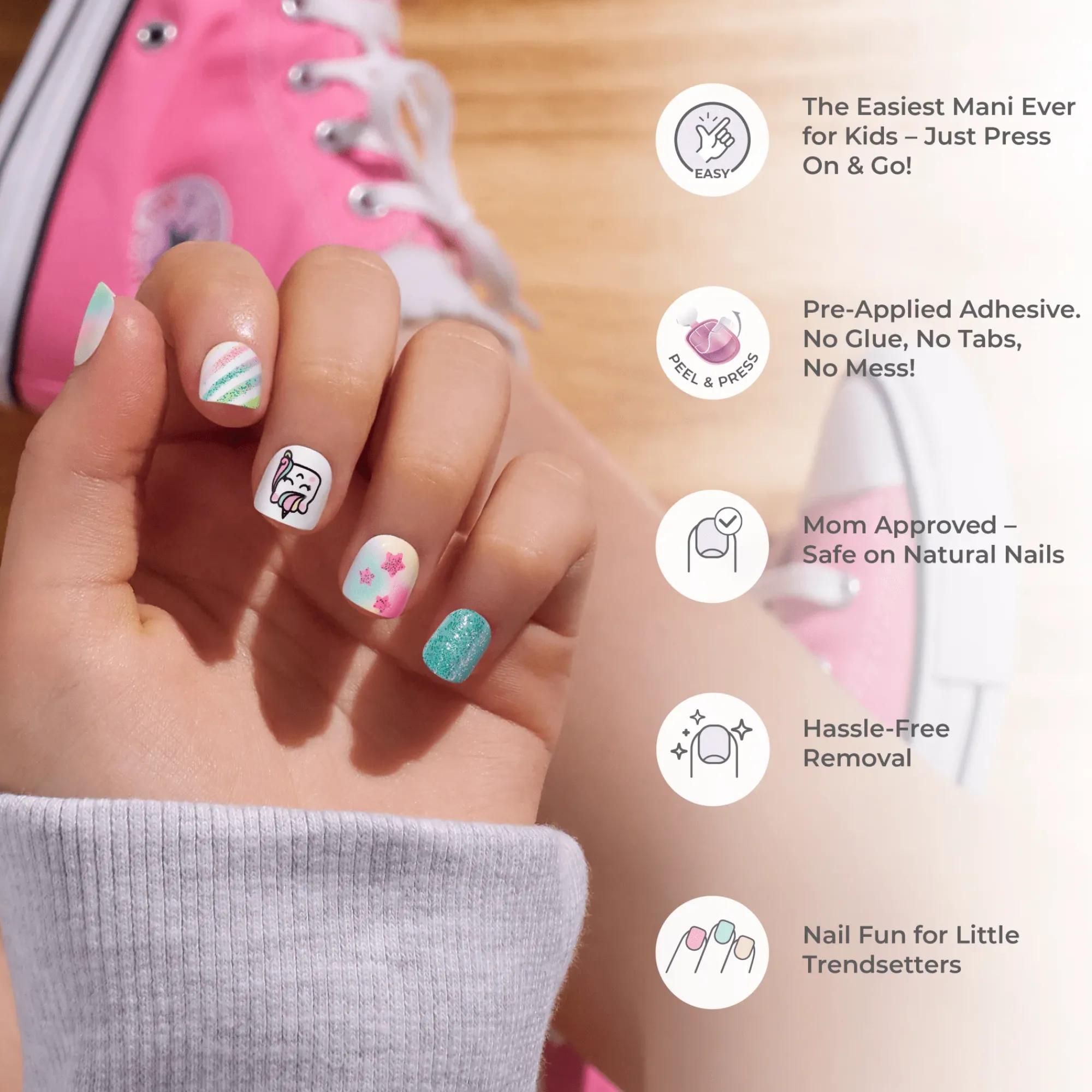 Manis For Kids|Design Nails>Impress Fairy Sparkle