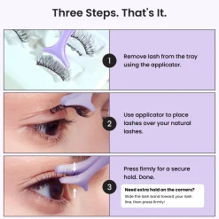 No Glue Strip Lash|No Glue Strip Lash>Impress Faux Mink Volume | 2 Pairs