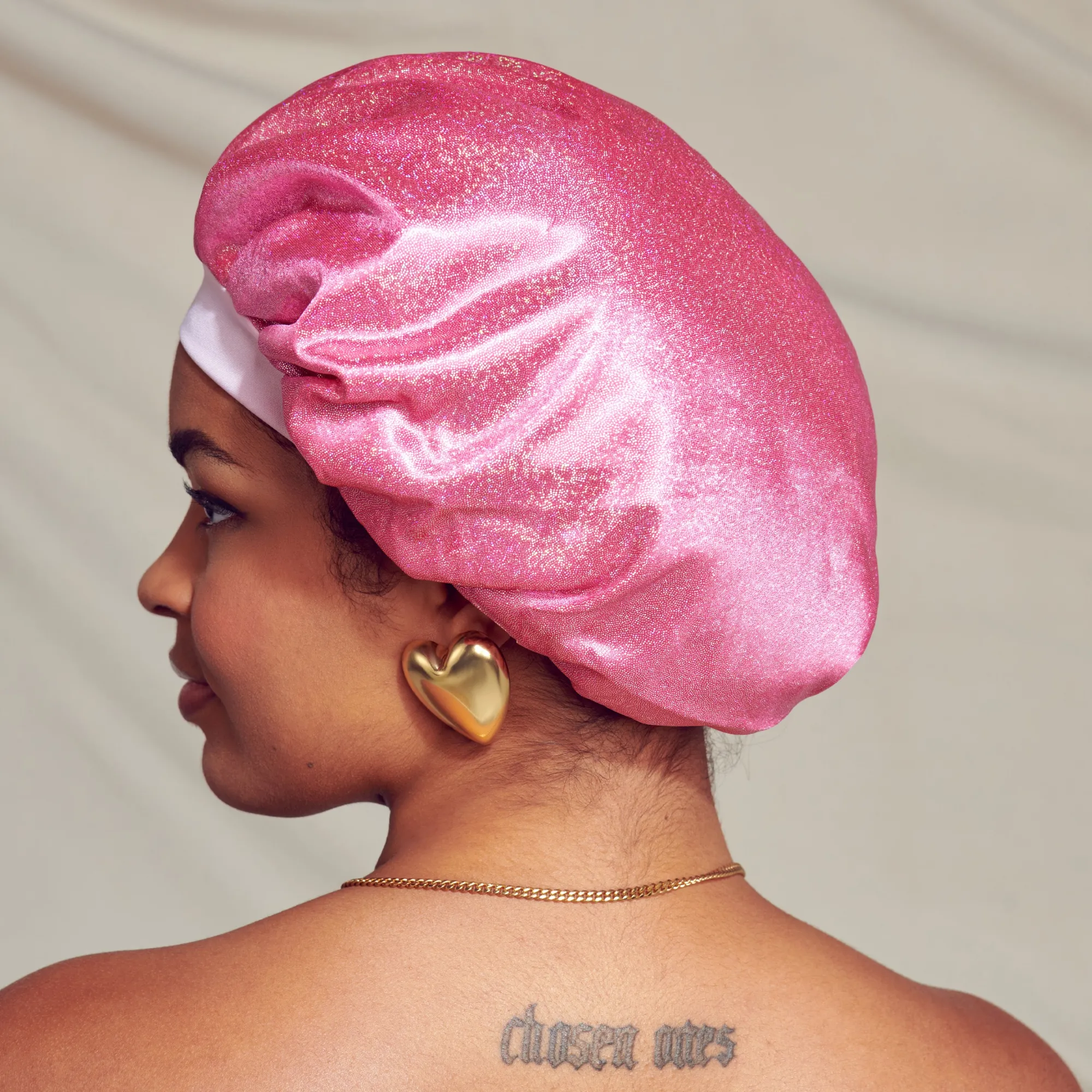Accessories>Kiss Colors and Care Glitter Bonnet Cap