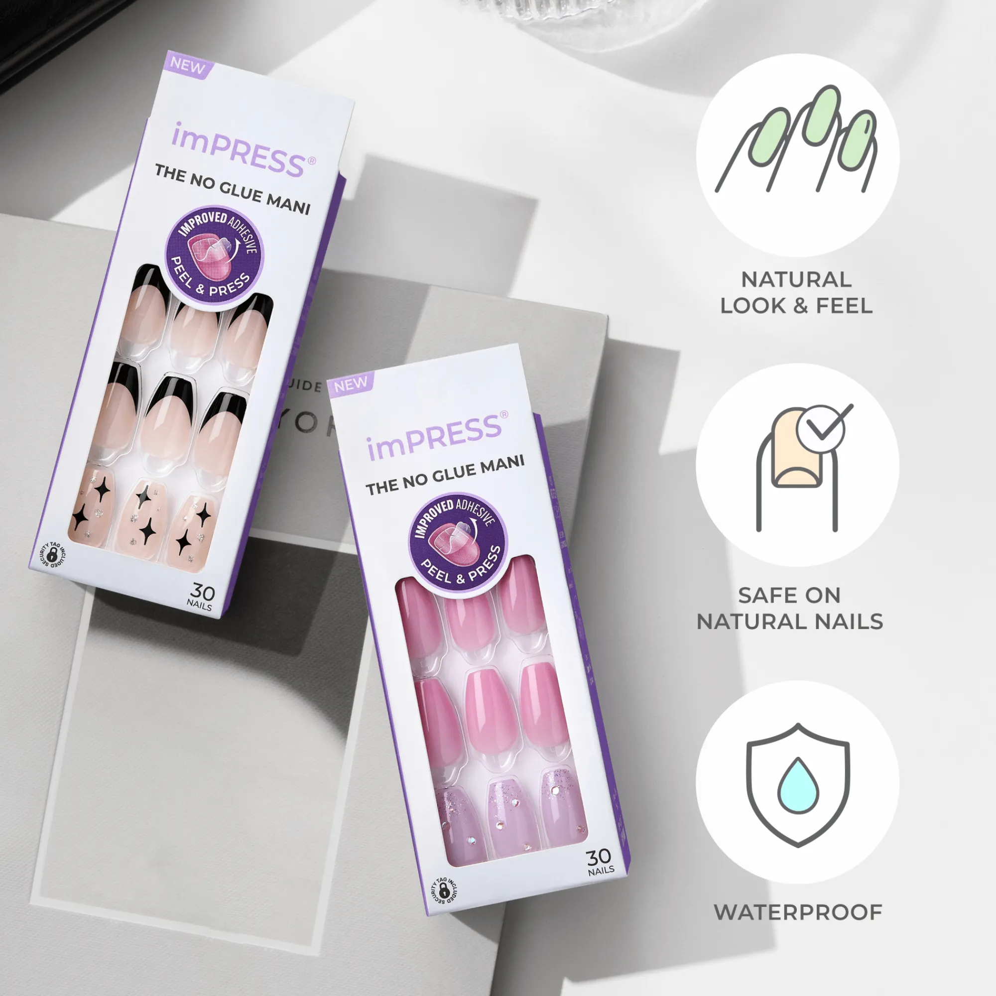 French Nails|Design Nails>Impress Gold Ring