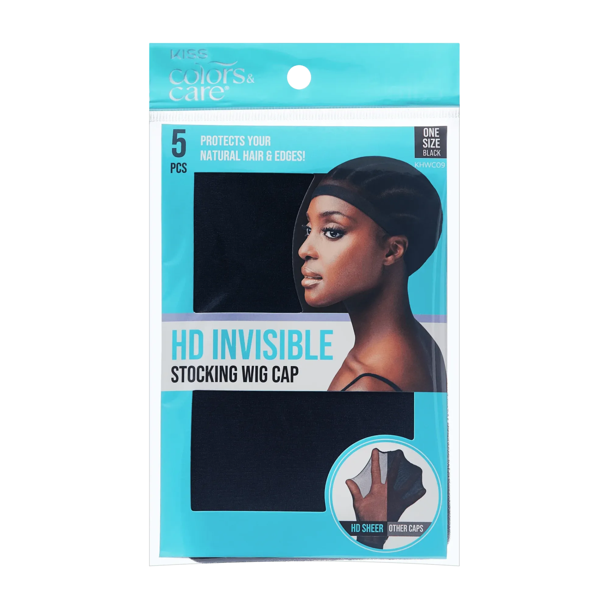 Wig & Weave>Kiss Colors and Care HD Invisible Stocking Wig Cap