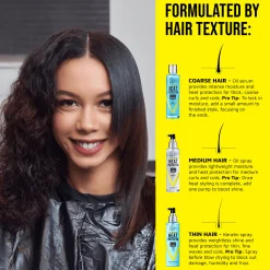 Styling|Hair Care>Kiss Colors and Care Heat Protector Oil Spray