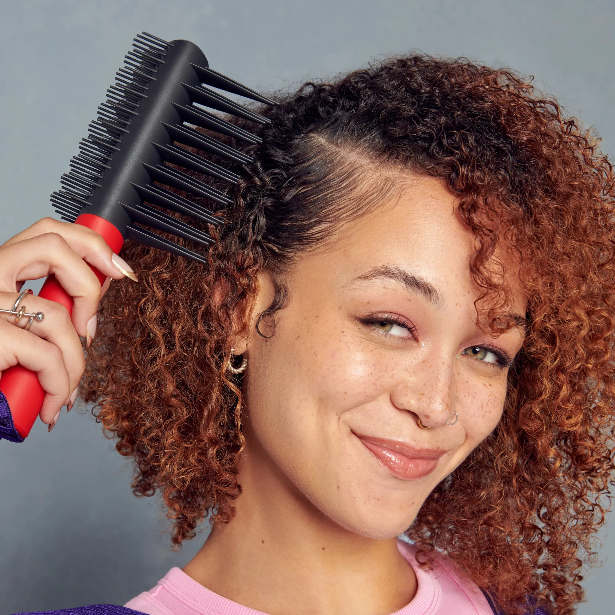 Accessories|Men>Kiss Colors and Care 2 in 1 Detangle Brush