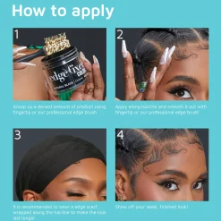 Hair Care|Styling>Kiss Colors and Care 4-in-1 Edge Brush
