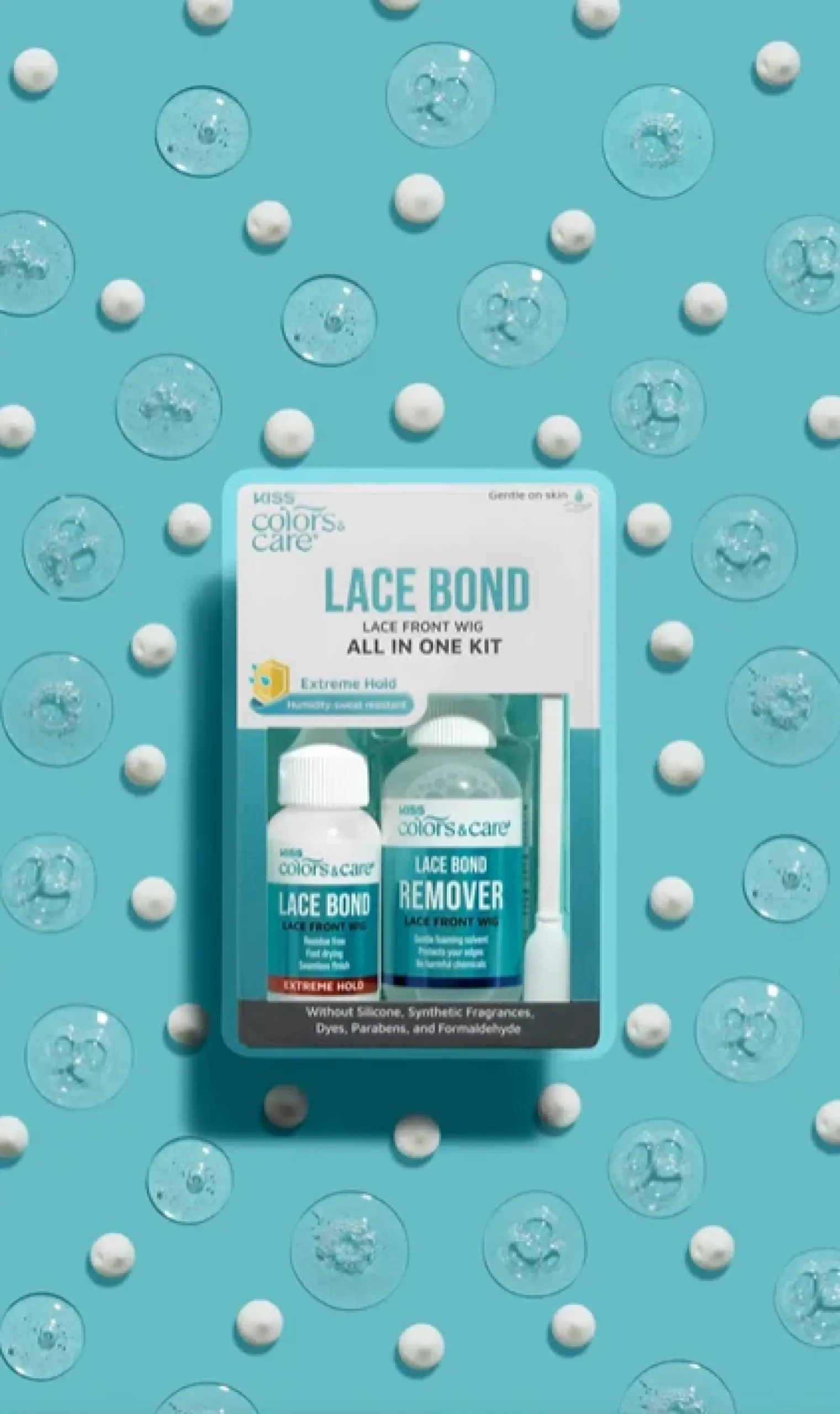 Wig & Weave>Kiss Colors and Care Lace Bond & Remover Kit