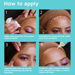 Wig & Weave>Kiss Colors and Care Lace Bond & Remover Kit