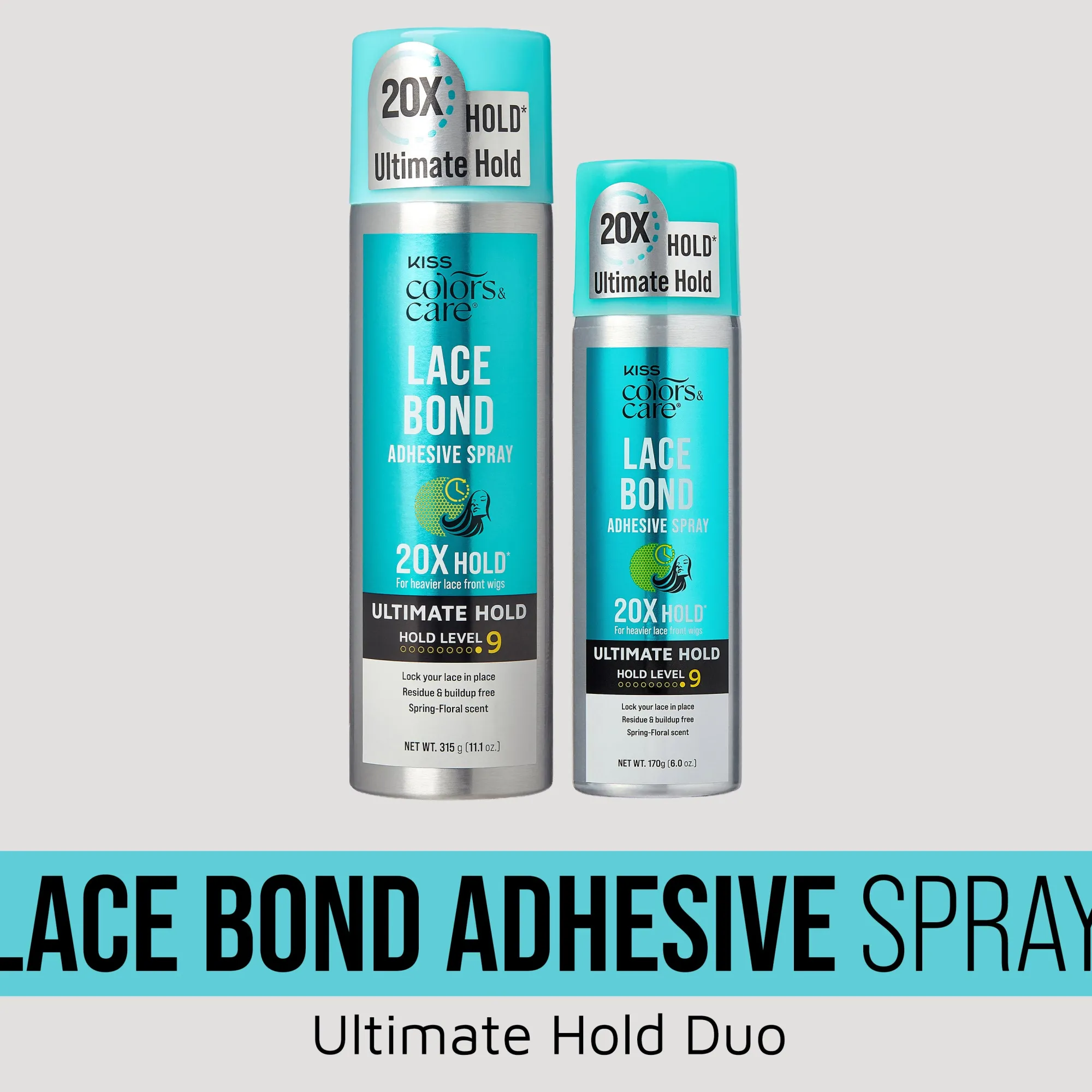 Bundles>Kiss Colors and Care Lace Bond Ultimate Hold Duo Bundle