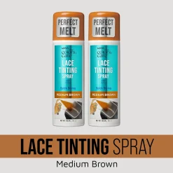Bundles>Kiss Colors and Care Medium Brown Lace Tinting Spray Bundle