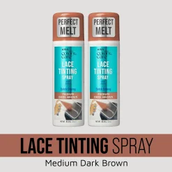 Bundles>Kiss Colors and Care Medium Dark Brown Lace Tinting Spray Bundle