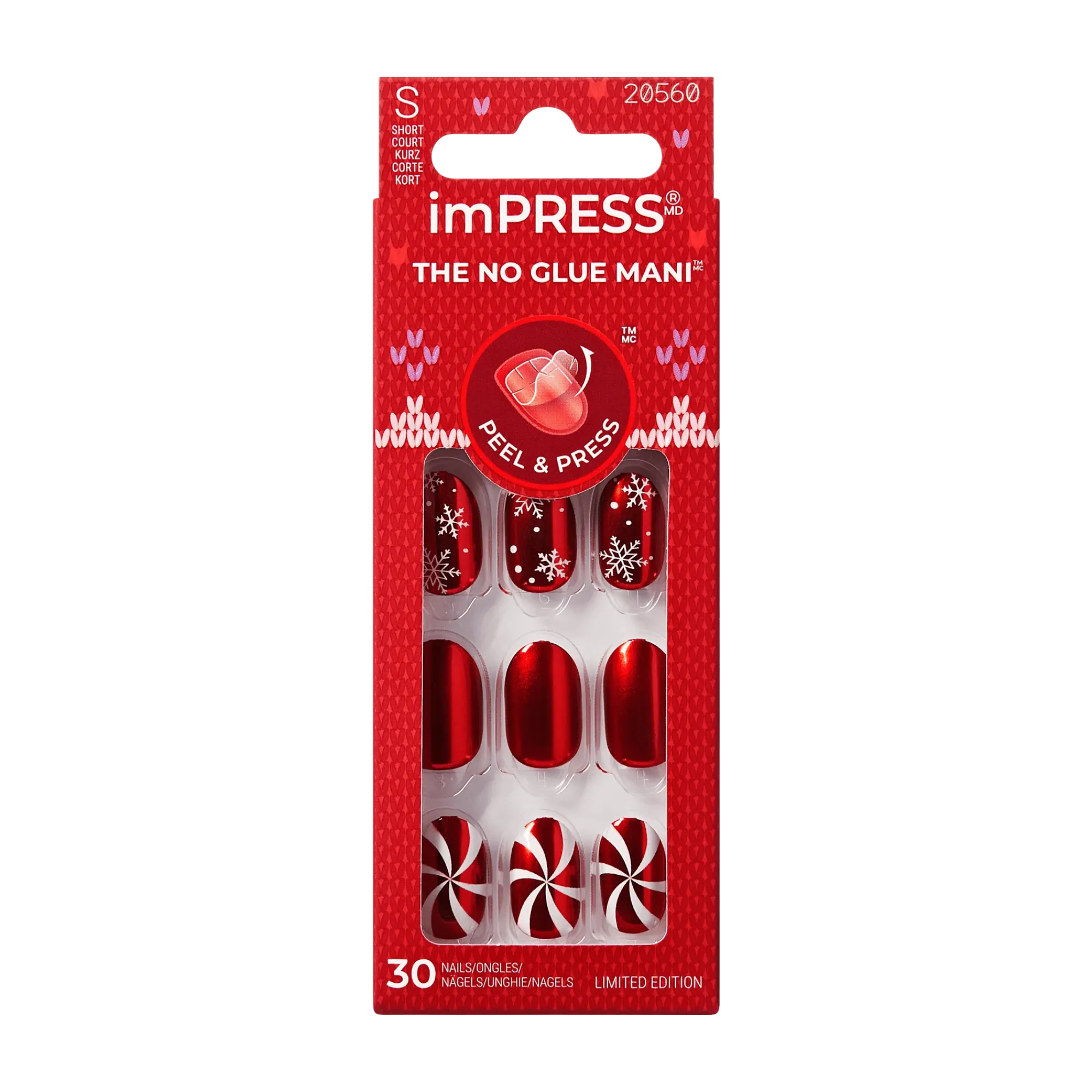 Design Nails>Impress Merry n Bright