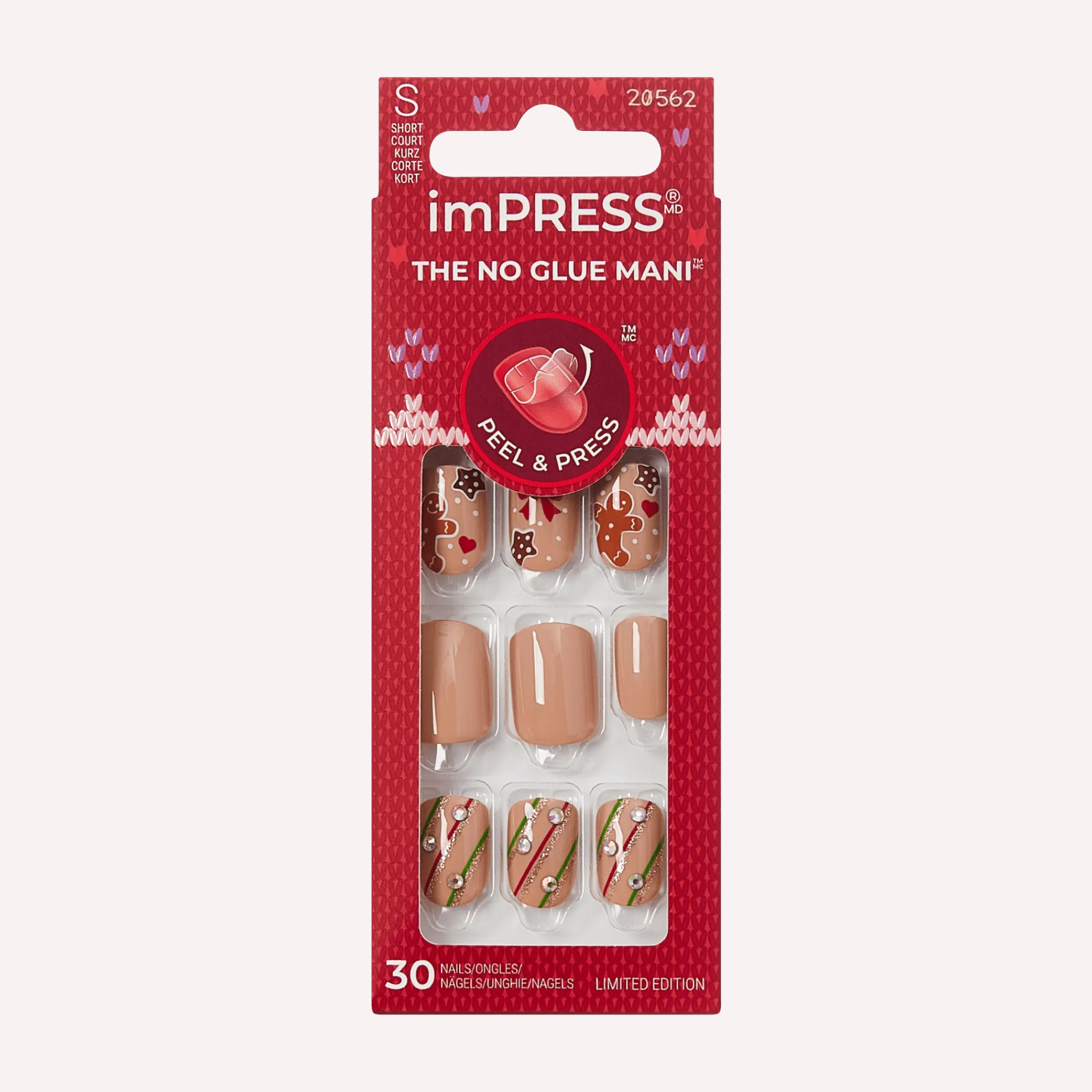 Design Nails>Impress Mistletoe Kiss