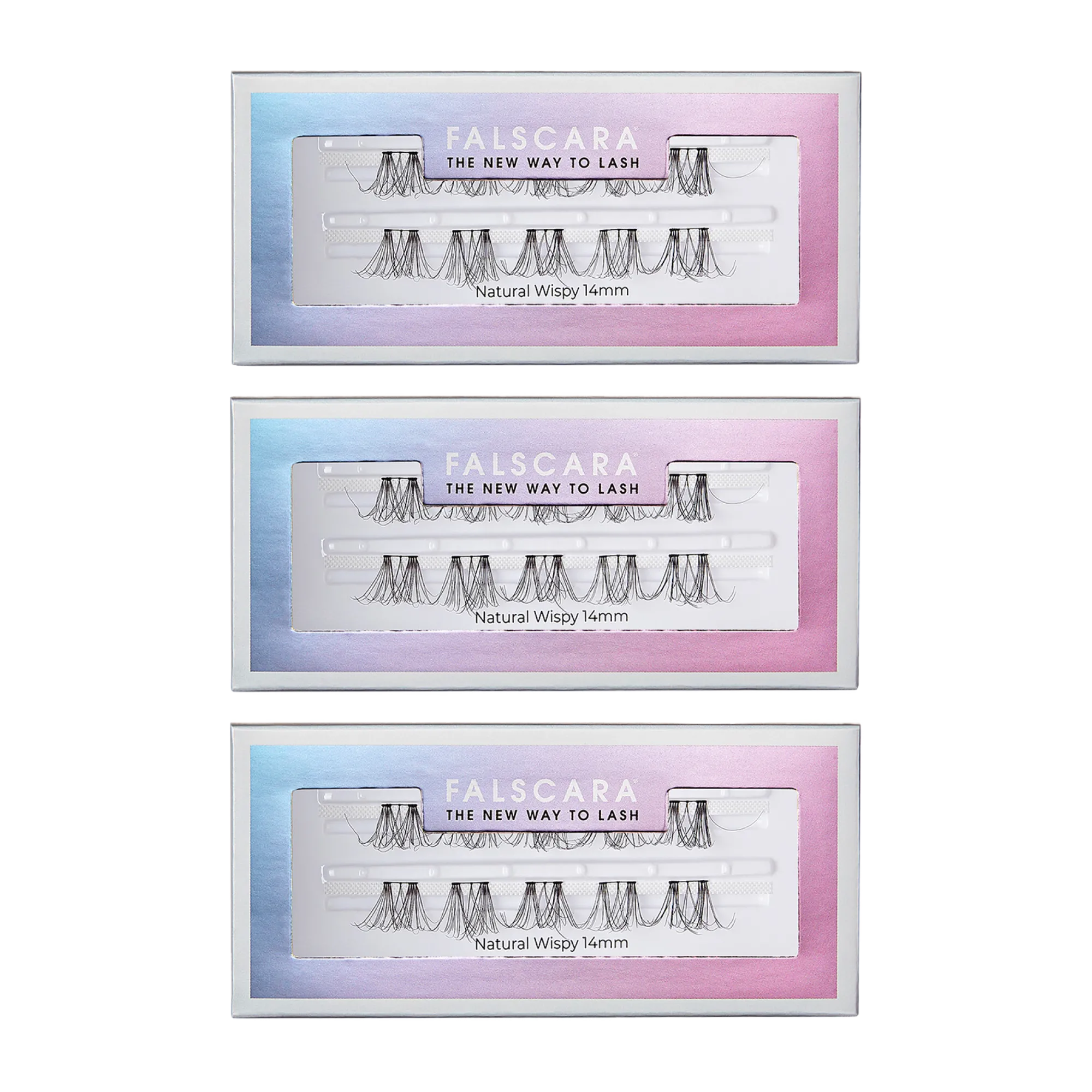 Natural|Bundles>Falscara 14mm Natural Wispy Wisps Bundle | 30 Wisps