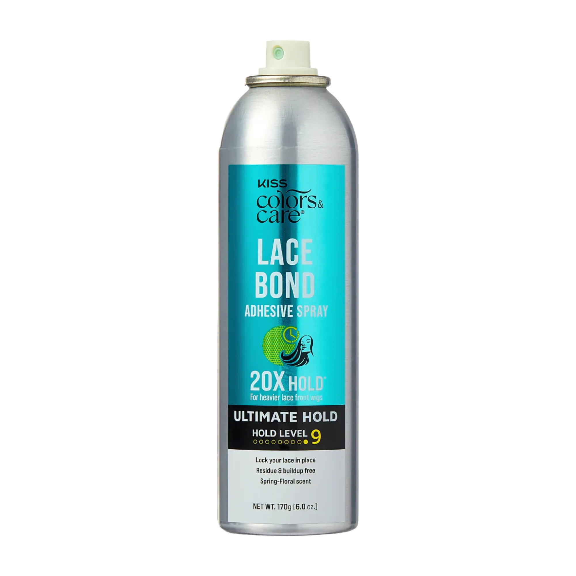 Wig & Weave>Kiss Colors and Care 6oz Lace Bond Adhesive Spray | Ultimate Hold