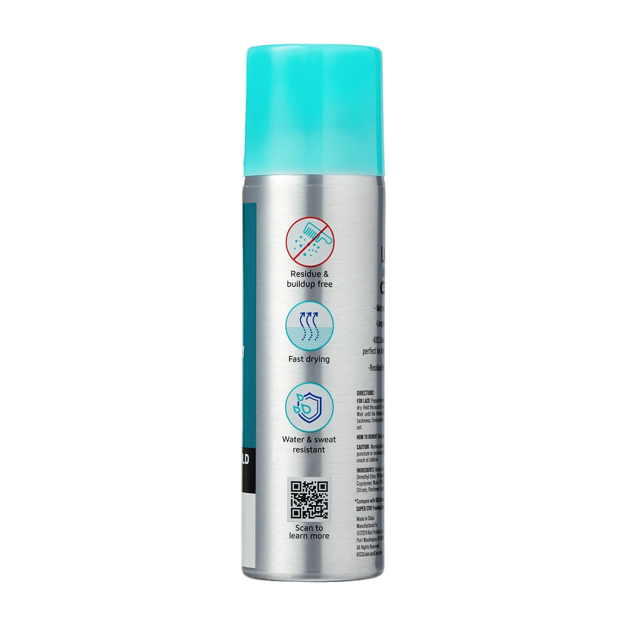 Wig & Weave>Kiss Colors and Care 6oz Lace Bond Adhesive Spray | Ultimate Hold