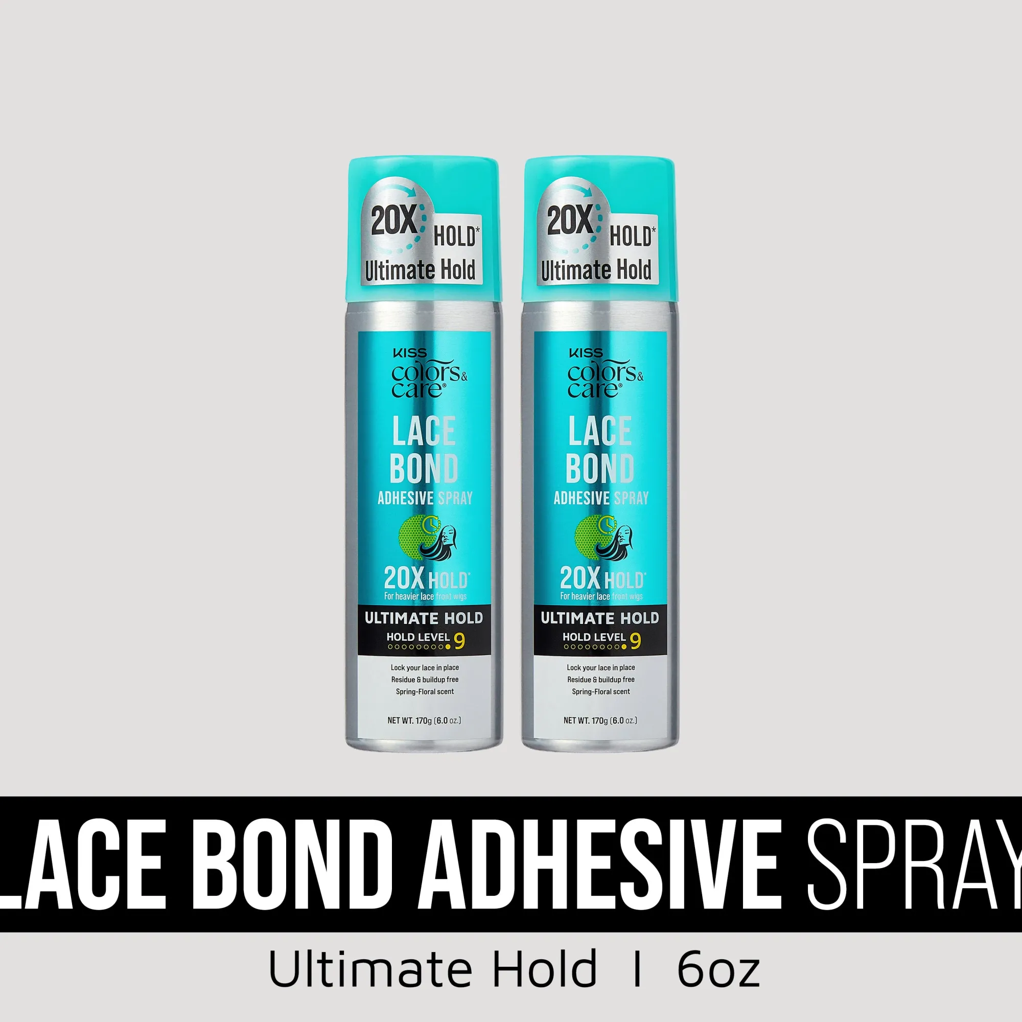 Bundles>Kiss Colors and Care 6 oz Ultimate Hold Lace Bond Bundle