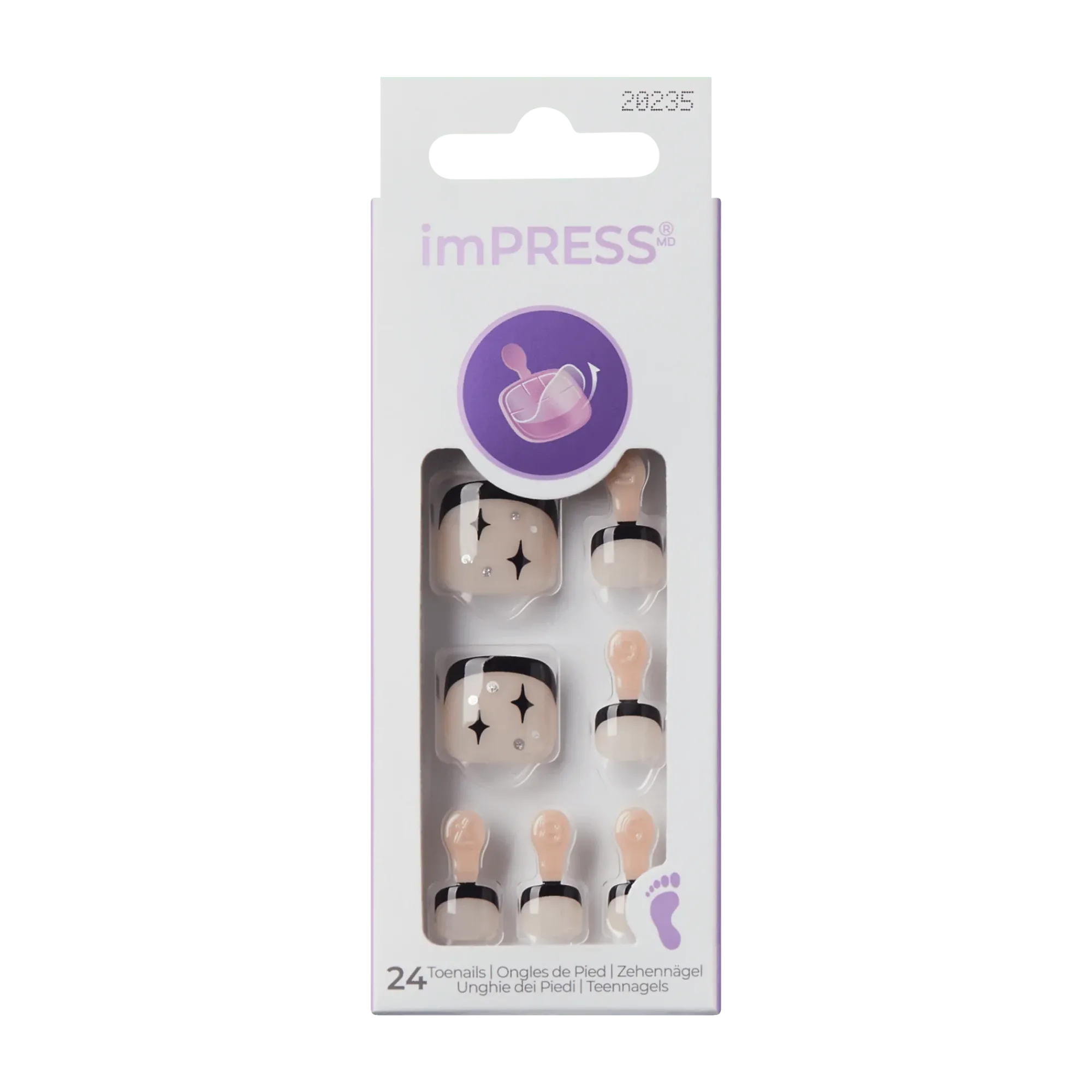 French Nails|Pedicure>Impress Paradise