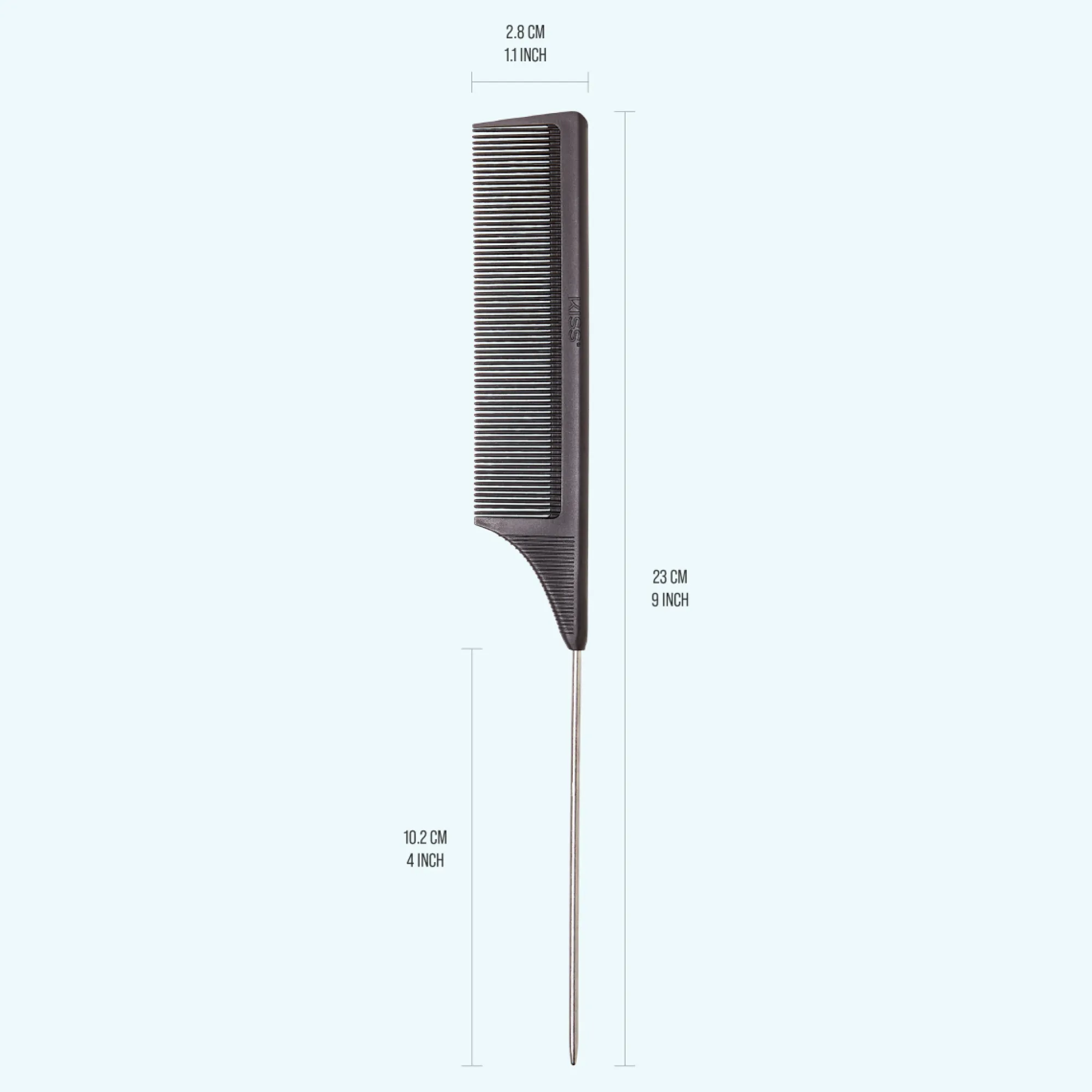 Men|Styling>Kiss Colors and Care Pin Tail Comb